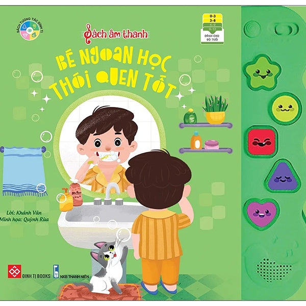 Sách Âm Thanh - Dành Cho Trẻ Từ 0 - 6 Tuổi (Nhiều Chủ Đề) - Đinh Tị