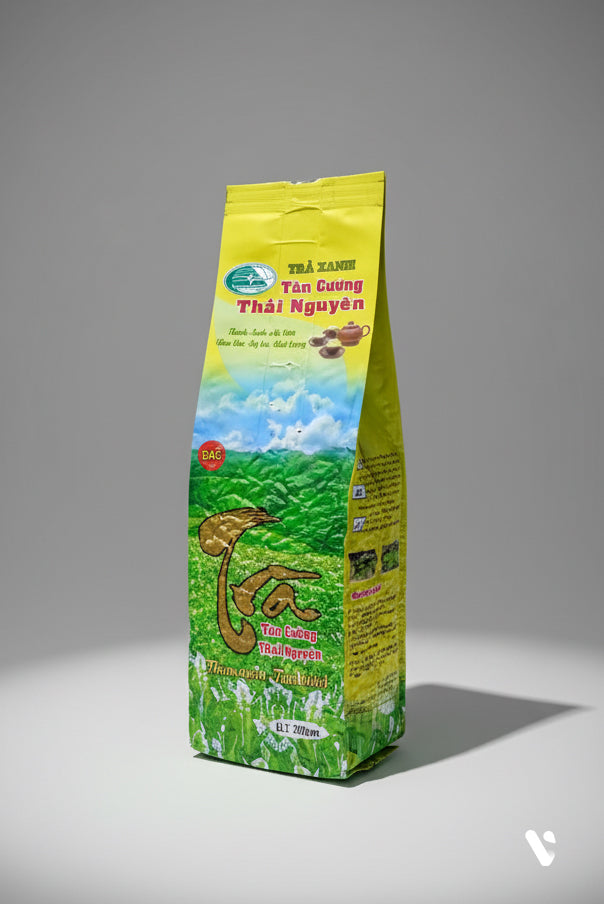 Trà Xanh Thái Nguyên Gói200gr, chè bắc