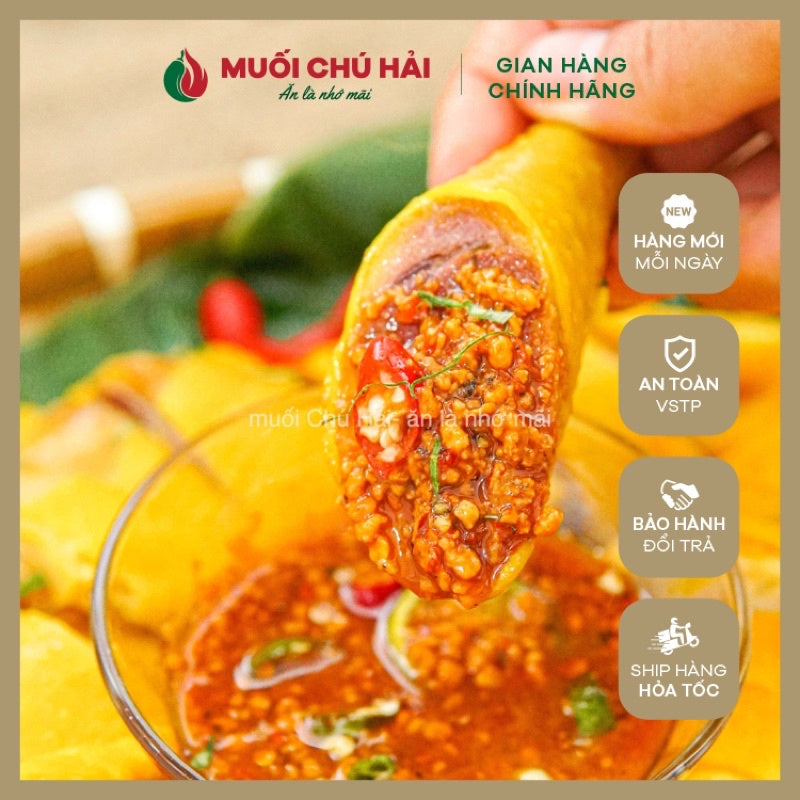 Muối sốt Chú Hải siêu cay, chấm bánh tráng hoặc các loại hải sản | Việt Nam
