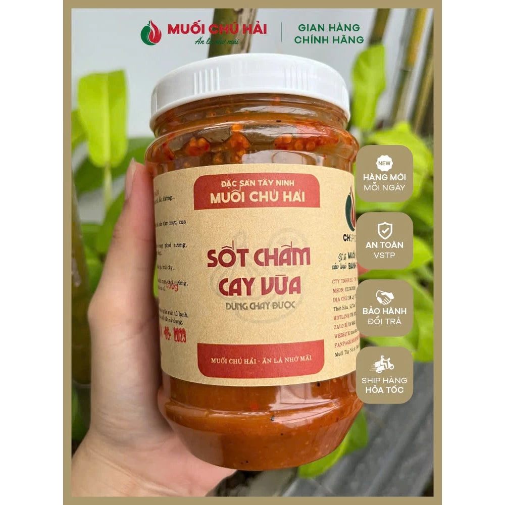 **Date mới, chính hãng, 2-5 ngày đến** Muối Chú Hải cay vừa và siêu cay.
