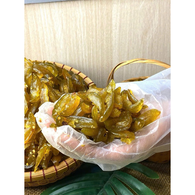 Cóc non sấy dẻo chua ngọt cay cay, giòn ngon, ăn vặt nhà làm AN Organic Food