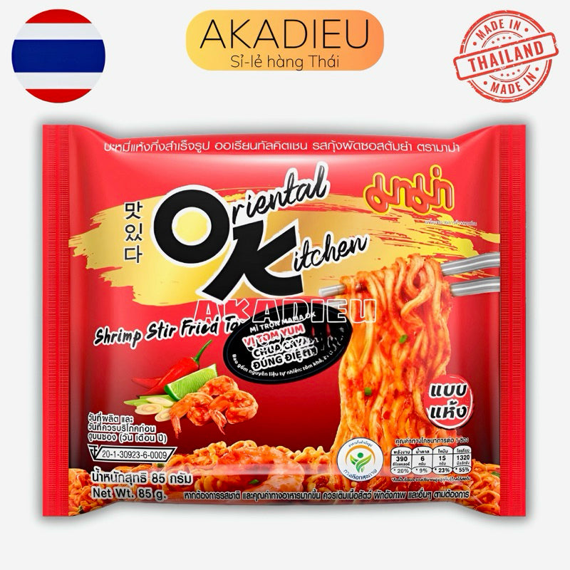 Mì OK nổi tiếng Thái Lan gói 85gr đủ 10 Vị
