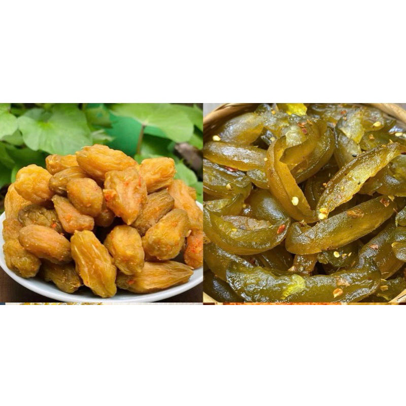 Cóc non sấy dẻo chua ngọt cay cay, giòn ngon, ăn vặt nhà làm AN Organic Food