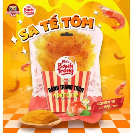 Combo Bánh Tráng Trộn - Miss Bánh Tráng Lớn 46g Chính Hãng - Ăn Vặt Ngon Giá Tốt