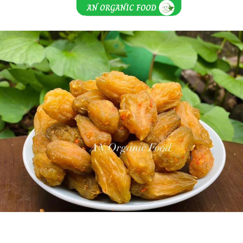Cóc non sấy dẻo chua ngọt cay cay, giòn ngon, ăn vặt nhà làm AN Organic Food