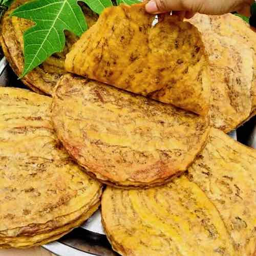 Chuối ép dẻo tròn _TÚI 500GRAM
