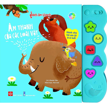 Sách Âm Thanh - Dành Cho Trẻ Từ 0 - 6 Tuổi (Nhiều Chủ Đề) - Đinh Tị