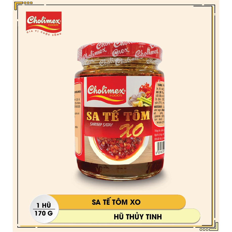 Sa tế tôm XO Cholimex hũ TT 170g