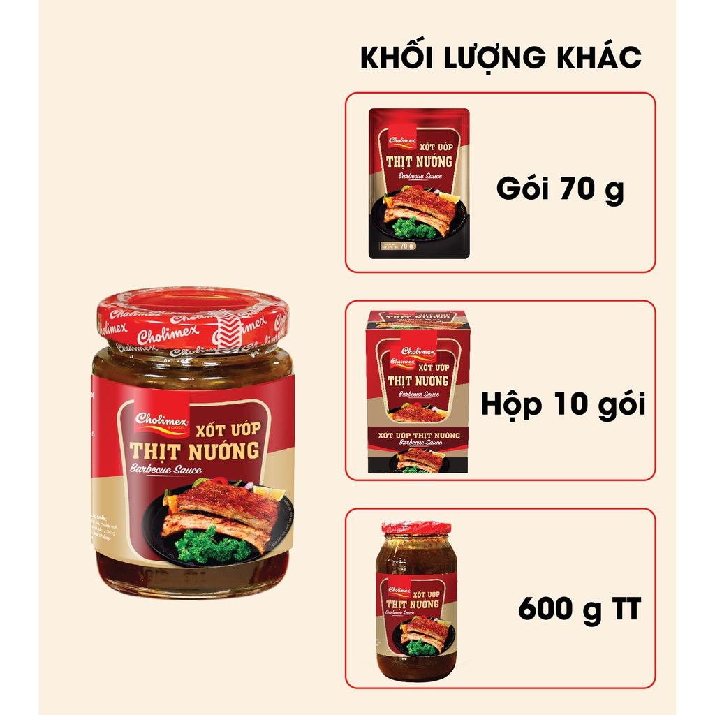Xốt ướp thịt nướng Cholimex hũ TT 200g