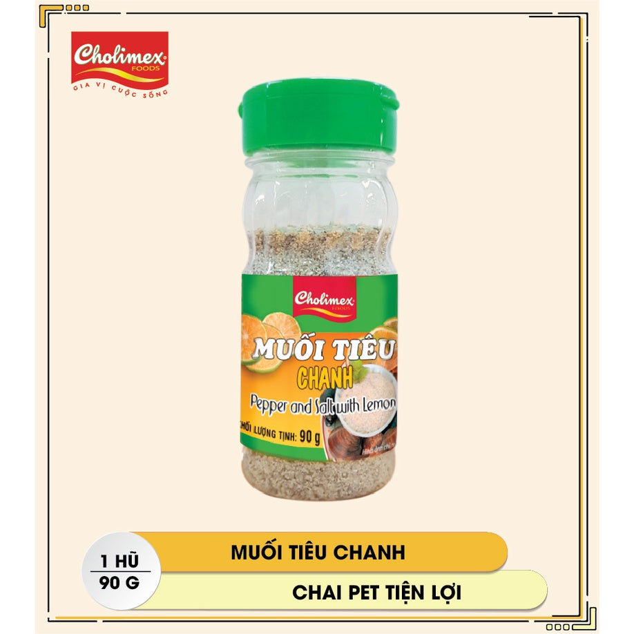 Muối tiêu chanh Cholimex hũ pet 90g
