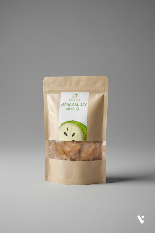 Mãng Cầu Xiêm Sấy Muối Ớt Chua Cay Sấy Dẻo Cahoro Food