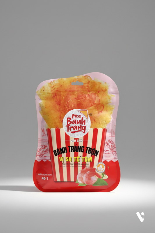 Combo Bánh Tráng Trộn - Miss Bánh Tráng Lớn 46g Chính Hãng - Ăn Vặt Ngon Giá Tốt