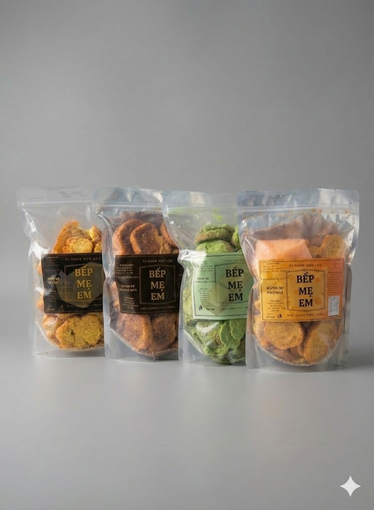 Bánh Mì Bếp Mẹ Em - Bánh Mì Nướng Vị Matcha, Đường Đen, Phô Mai, Bơ Tỏi