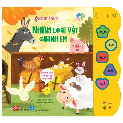 Sách Âm Thanh - Dành Cho Trẻ Từ 0 - 6 Tuổi (Nhiều Chủ Đề) - Đinh Tị