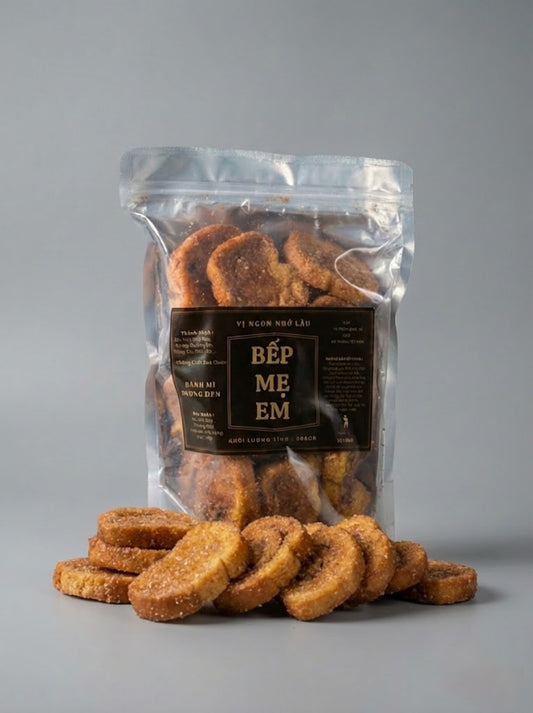 Bánh Mì Bếp Mẹ Em - Bánh Mì Nướng Vị Matcha, Đường Đen, Phô Mai, Bơ Tỏi