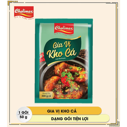 Gia vị kho cá Cholimex - Gói 50g tiện lợi