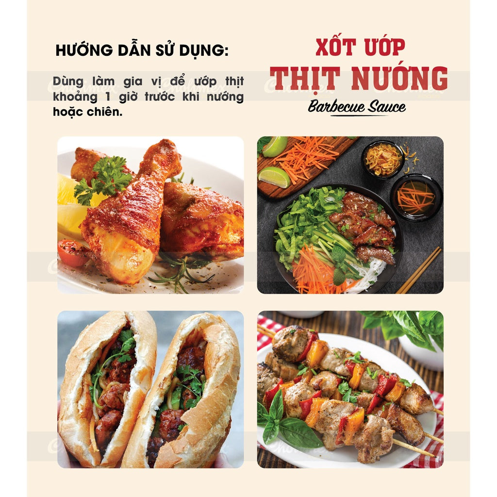Xốt ướp thịt nướng Cholimex hũ TT 200g