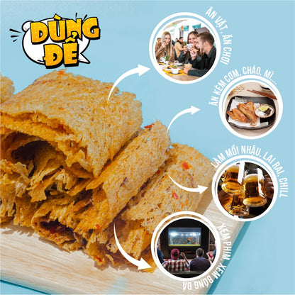 Mực cán tẩm gia vị 1KG Đệ Nhất Khô đồ ăn vặt ngon rẻ mực mềm to miếng dày Đặc Sản Phan Thiết AV02 |  Việt Nam