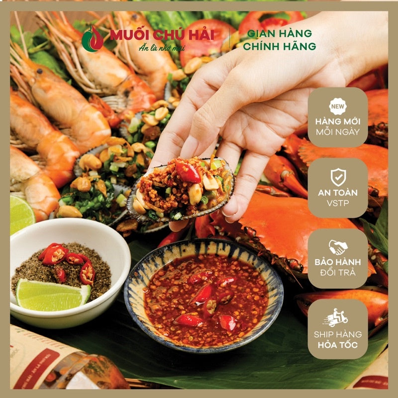 Muối sốt Chú Hải siêu cay, chấm bánh tráng hoặc các loại hải sản |  Việt Nam