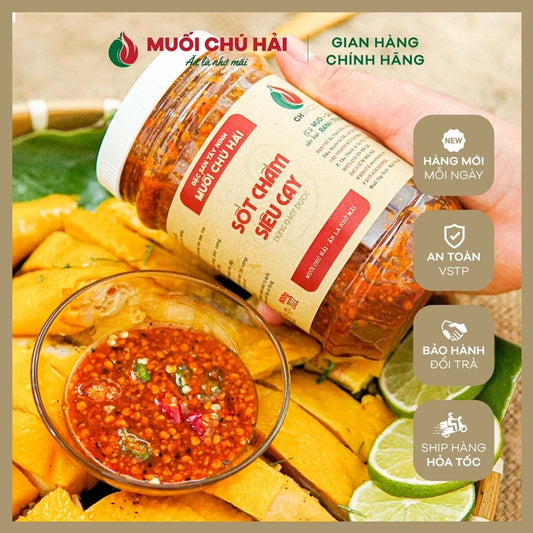 Muối sốt Chú Hải siêu cay, chấm bánh tráng hoặc các loại hải sản |  Việt Nam