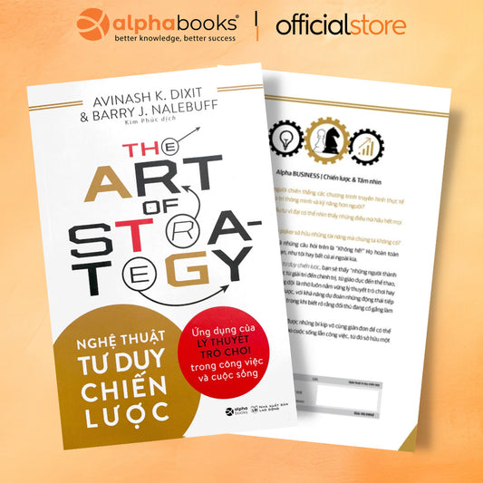 Sách - Nghệ Thuật Tư Duy Chiến Lược (The art of Strategy): Ứng dụng của LÝ THUYẾT TRÒ CHƠI trong công việc và cuộc sống |  Việt Nam