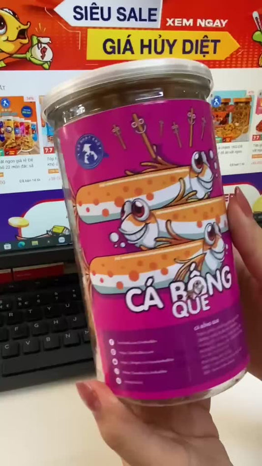 Khô cá bống que tẩm gia vị 230g đồ ăn vặt ngon giá rẻ Đệ Nhất Khô Đặc Sản Phan Thiết AV05 |  Việt Nam