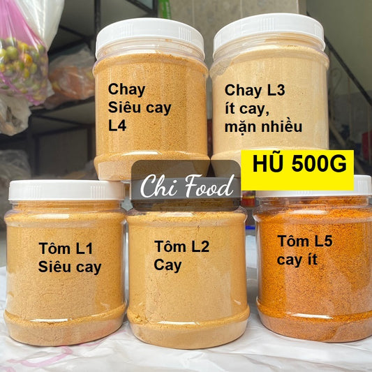 Muối Nhuyễn Siêu Cay Hũ 500G Muối Sặc Trộn Bánh Tráng Phơi Sương Chifood92 |  Việt Nam