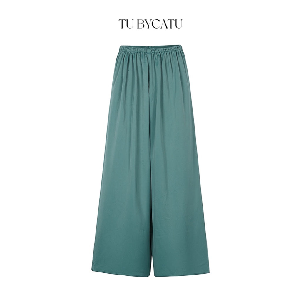TUBYCATU | Multi-colored wide-leg silk pants