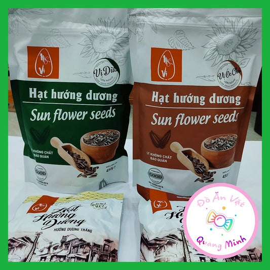 Gói 450g hướng dương Mỹ Vị vị dừa , óc chó, hướng dương truyền thống, hướng dương trắng thơm ngon, đồ ăn vặt tết hot |  Việt Nam