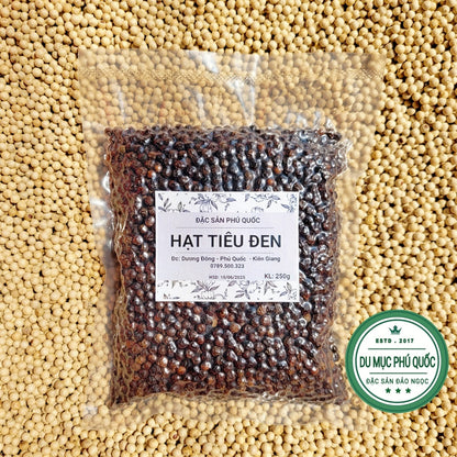 Tiêu Đen Phú Quốc - Đóng gói 250g |  Việt Nam