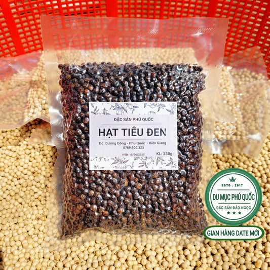 Tiêu Đen Phú Quốc - Đóng gói 250g |  Việt Nam