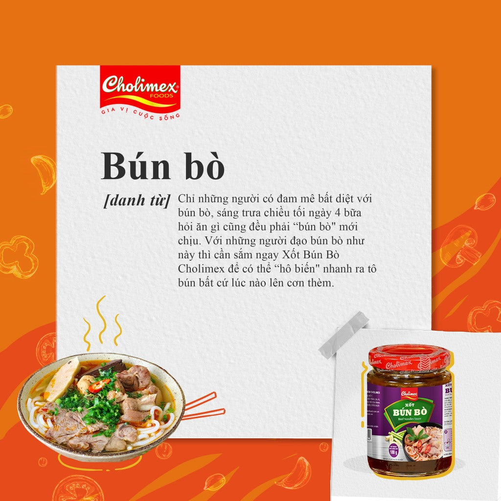 Xốt Bún Bò Cholimex hũ TT 180g
