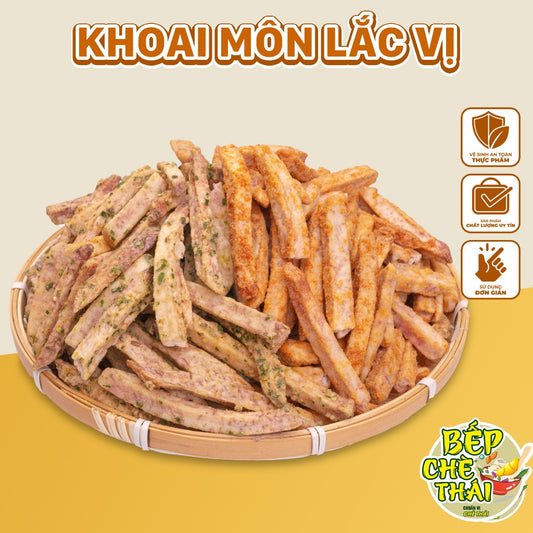 Khoai môn lắc vị thăng hoa (Vị Hành Thơm Nức & Vị Trứng Cua Béo Ngậy) - Túi 250g - Bếp Chè Thái |  Việt Nam