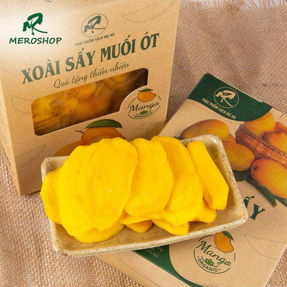 Xoài sấy dẻo Mẹ Rô. Có hồ sơ công bố, xuất hóa đơn công ty đầy đủ