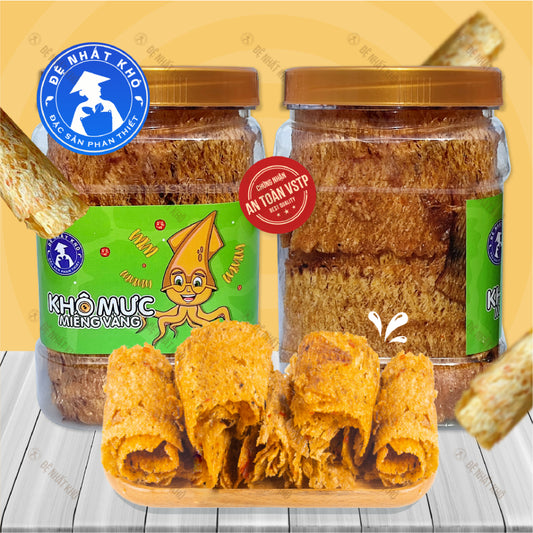 Mực cán tẩm gia vị 1KG Đệ Nhất Khô đồ ăn vặt ngon rẻ mực mềm to miếng dày Đặc Sản Phan Thiết AV02 |  Việt Nam