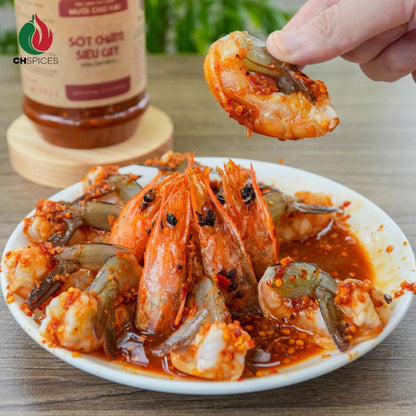 Muối sốt Chú Hải siêu cay, chấm bánh tráng hoặc các loại hải sản |  Việt Nam
