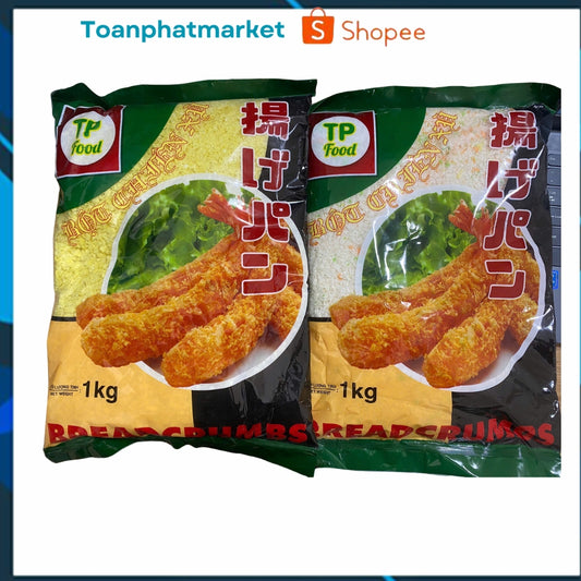 Bột chiên xù Thành Phát FOOD 1kg, bột chiên xù màu vàng -cốm, bột chiên thịt cá, bột chiên giòn. |  Việt Nam