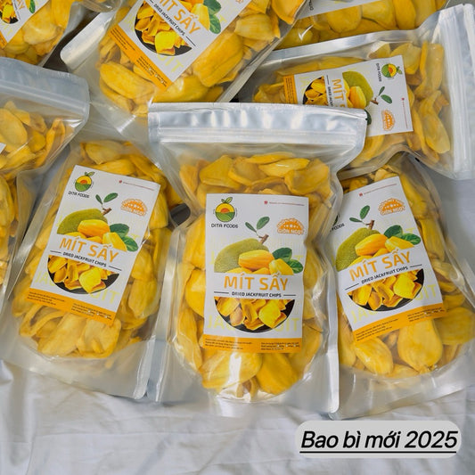 500gr Mít Sấy Nguyên Cánh Lớn, Không Vụn, Giòn, Ngọt