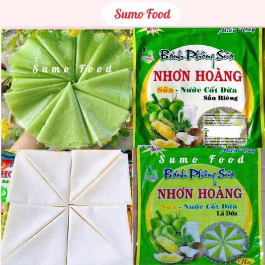 [Siêu To] Bánh Phồng Sữa Nhơn Hoàng/Hoàng Dung - Đặc Sản Miền Tây 220g/400g |  Việt Nam