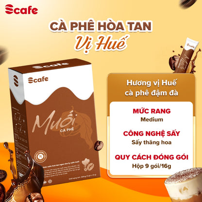 Cà Phê Hòa Tan Muối Scafe Việt Nam Đậm Đà, Sánh Mịn, Chuẩn Gu Huế