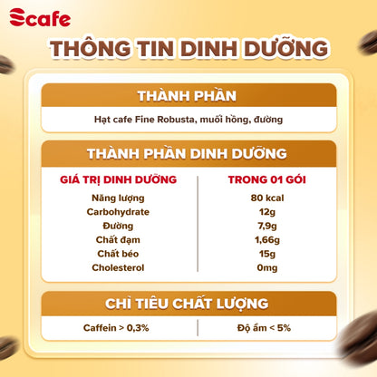 Cà Phê Hòa Tan Muối Scafe Việt Nam Đậm Đà, Sánh Mịn, Chuẩn Gu Huế