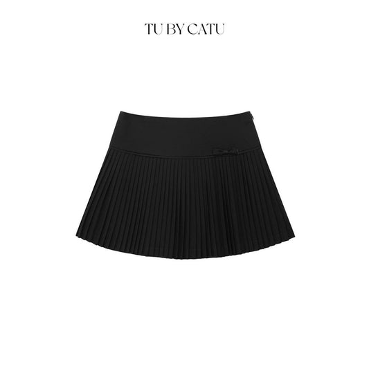 TUBYCATU | Chân váy xếp ly Gina Black Skirt