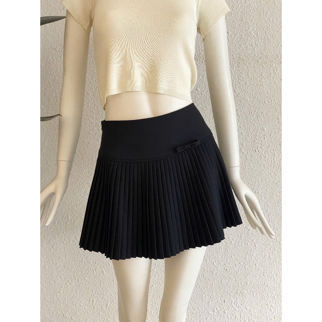TUBYCATU | Chân váy xếp ly Gina Black Skirt