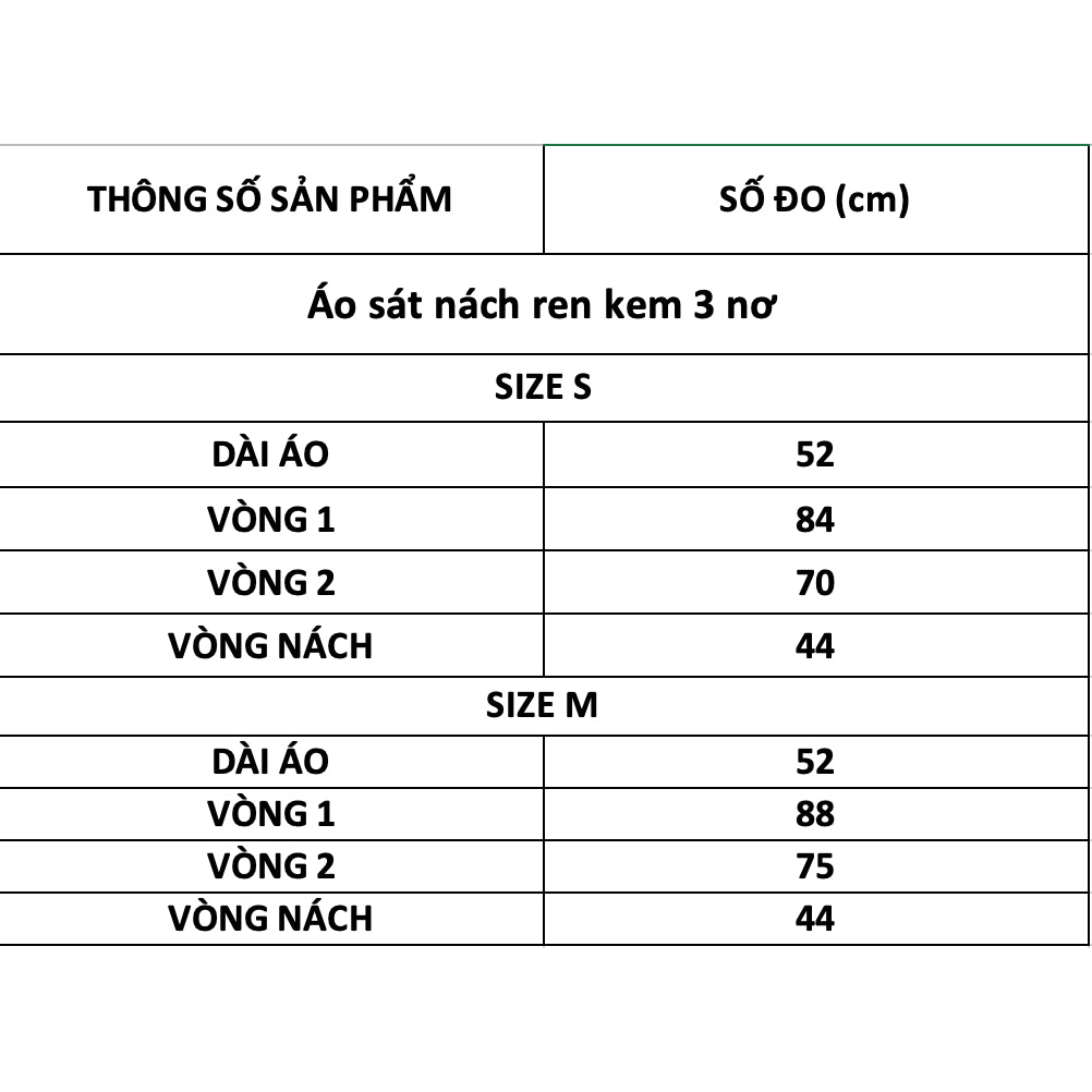 TUBYCATU | Áo sát nách ren kem 3 nơ