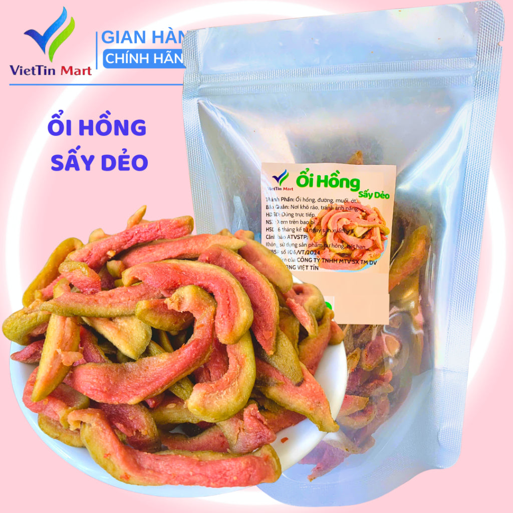 Ổi Hồng Sấy Dẻo Muối Ớt 250g VietTin Mart