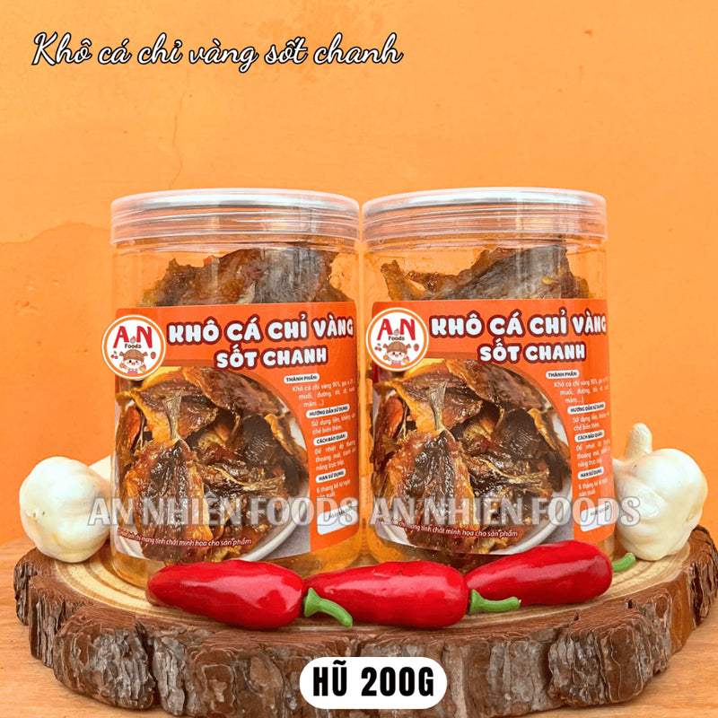 Khô cá chỉ vàng sốt chanh (có video)