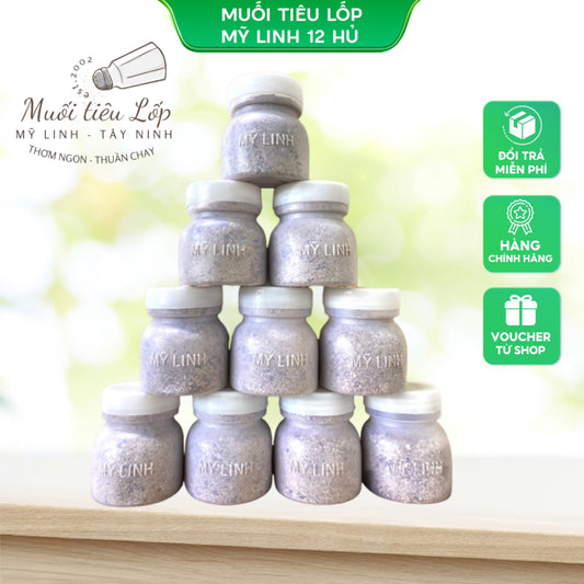 Muối Tiêu Lốp Mỹ Linh Tây Ninh ( Lốc 12 hủ) |  Việt Nam