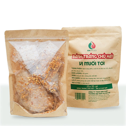 Bánh tráng MUỐI TỎI - Bánh tráng trộn Chú Hải - Snack ăn vặt bánh tráng Tây Ninh (dùng chay được) |  Việt Nam