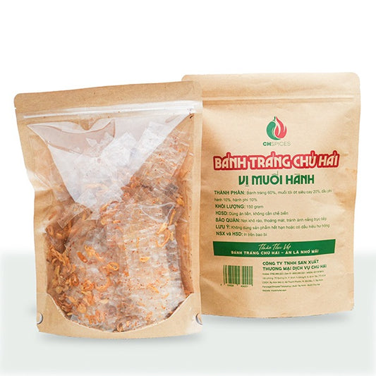 Bánh tráng MUỐI HÀNH - Bánh tráng trộn Chú Hải - Snack ăn vặt bánh tráng Tây Ninh (dùng chay được) |  Việt Nam