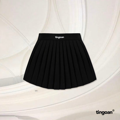 TINGOAN® X   - Chân váy cạp cao thêu chữ "TINGOAN" xếp ly tingoan